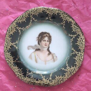 Bavarian Queen Louis Of Prussia Portret Plate